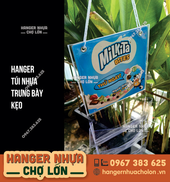 Hanger túi nhựa trưng bày Kẹo - Ảnh 3