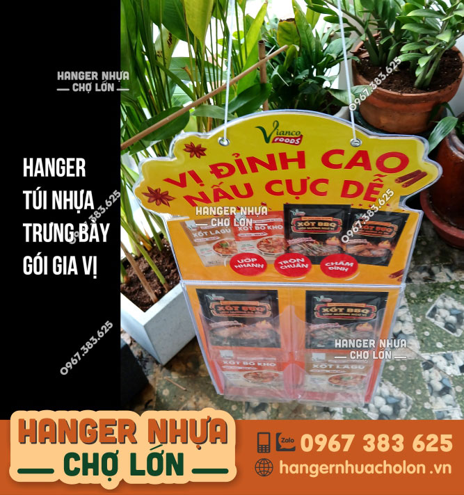 Cách trưng bày gói gia vị hút khách tại điểm bán lẻ