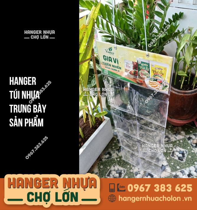 POSM hanger túi nhựa pvc trưng bày gói gia vị Phở - Ảnh 1