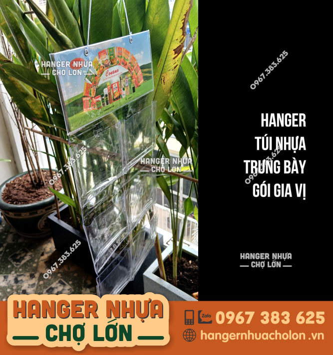Bảng treo túi nhựa trưng bày Gia vị Conamo - Ảnh 1