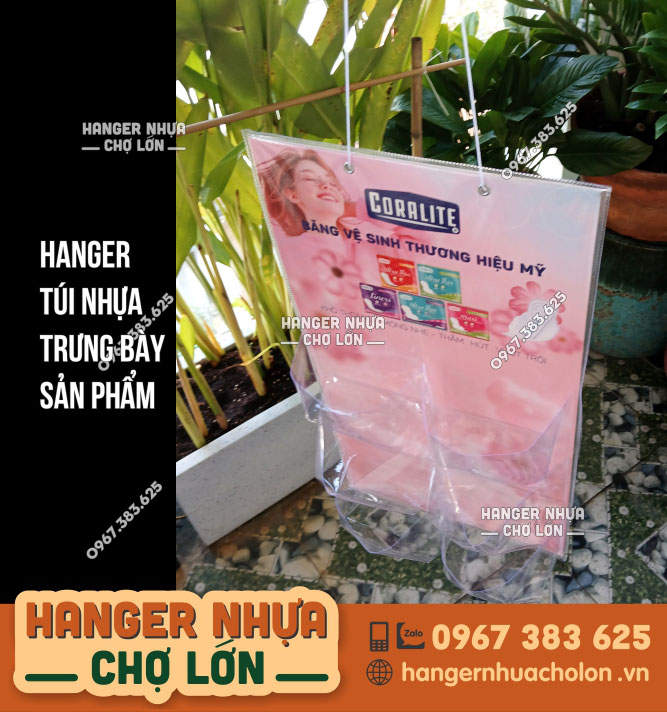 Hanger Túi Nhựa PVC - Giải pháp Trưng bày Băng Vệ Sinh Hiệu quả - Ảnh 3