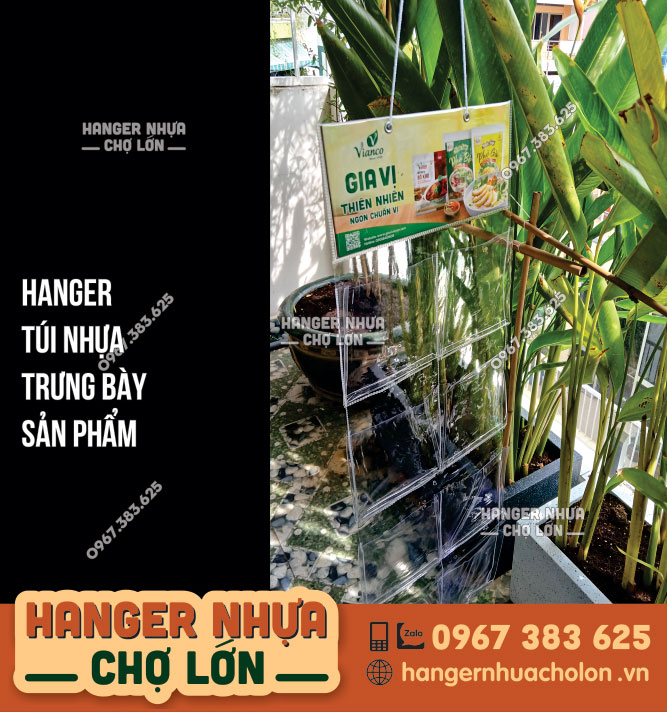 POSM hanger túi nhựa pvc trưng bày gói gia vị Phở - Ảnh 3