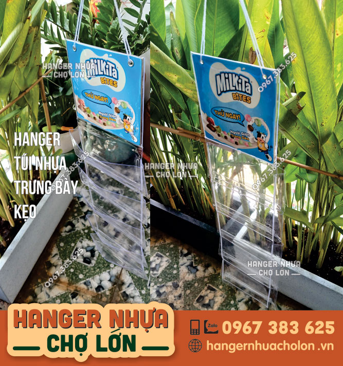 Hanger túi nhựa trưng bày Kẹo - Ảnh 2