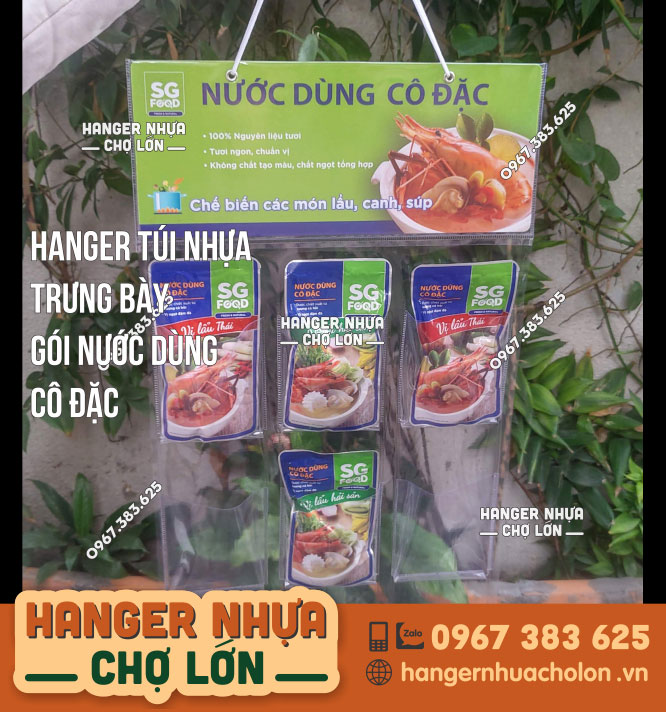 Hanger quảng cáo gói nước dùng cô đặc Saigon Food - Ảnh 3