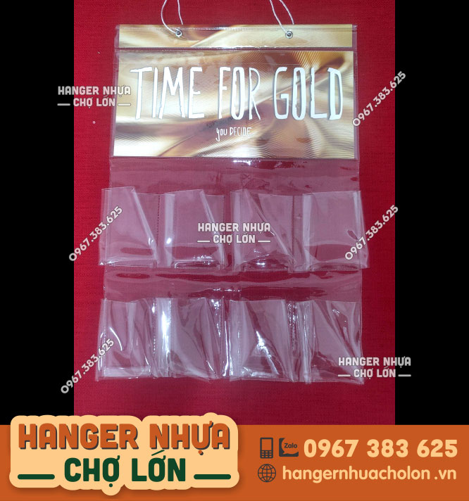 Hanger túi nhựa trưng bày gói thuốc lá - Ảnh 1