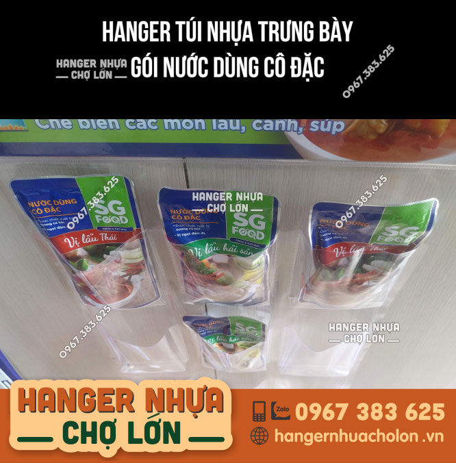 Hanger quảng cáo gói nước dùng cô đặc Saigon Food - Ảnh 1